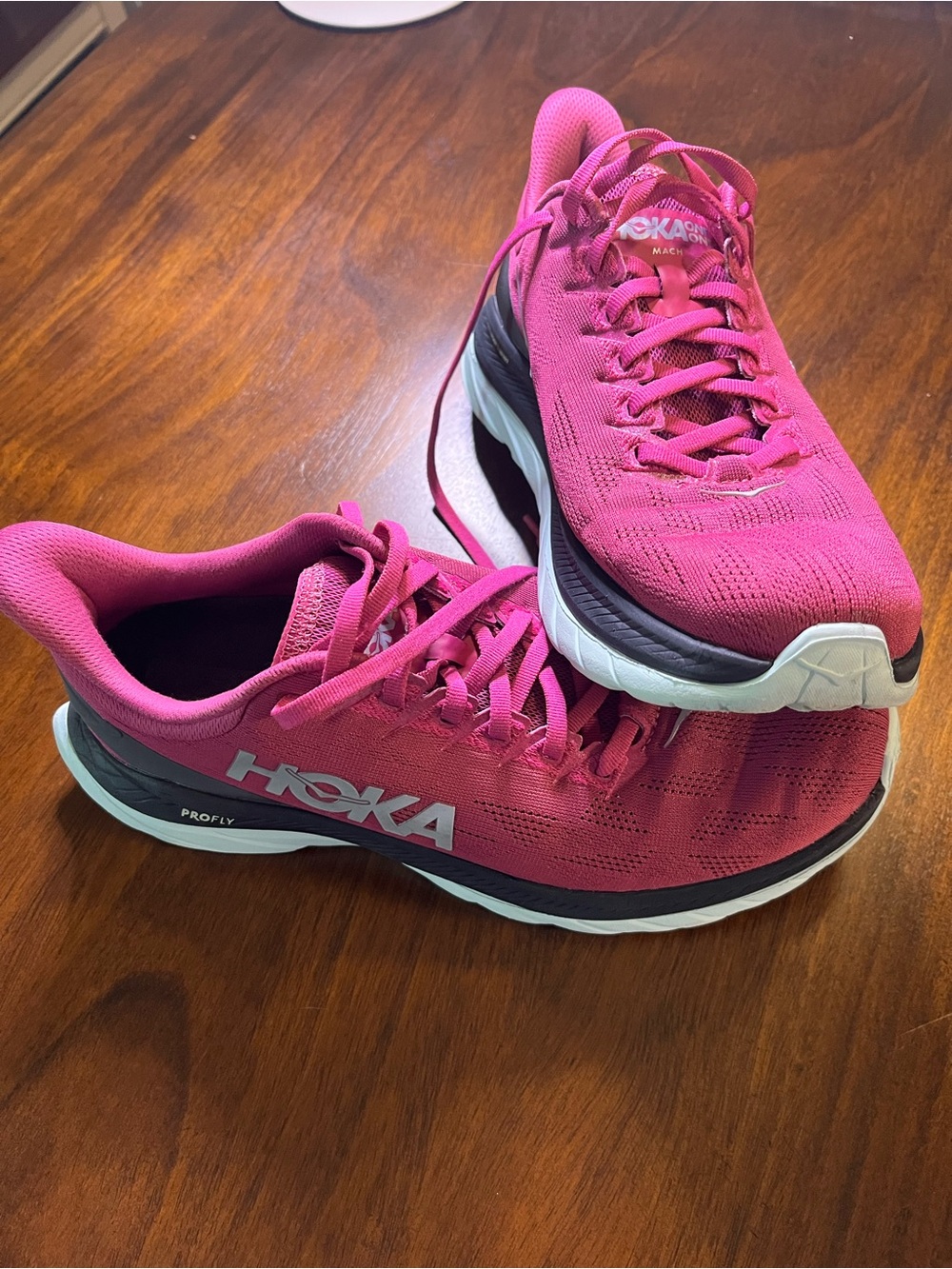 Hoka Women's Fuchsia/Pink Athletic Running Shoes